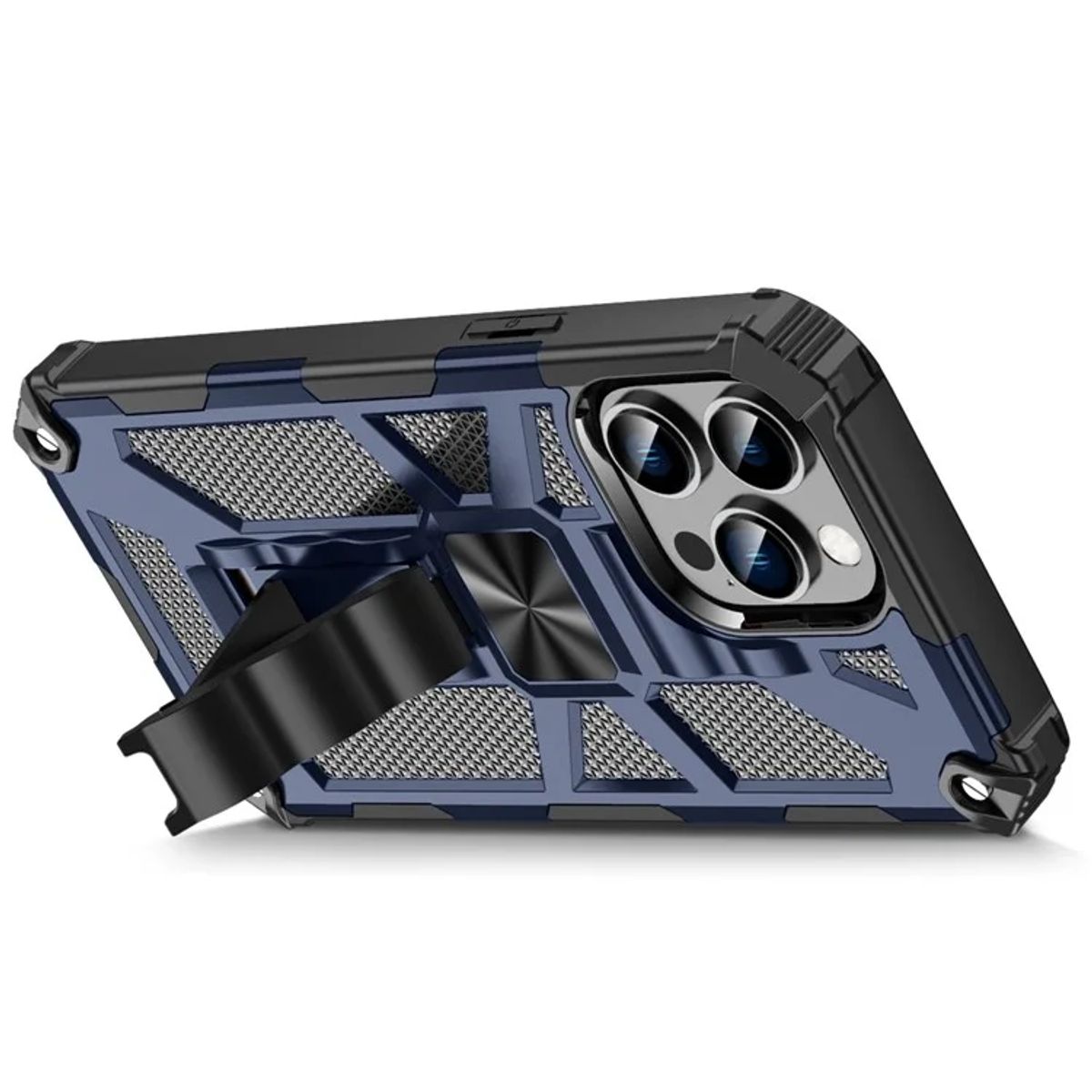 GENERICO - Carcasa para Antigolpe Reforzada para iPhone 13 Pro Max - Azul