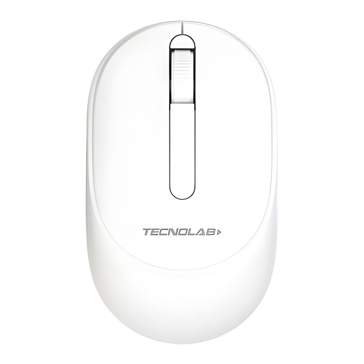 TECNOLAB - Mouse Inalámbrico Bluetooth y Usb 10m Blanco - PS