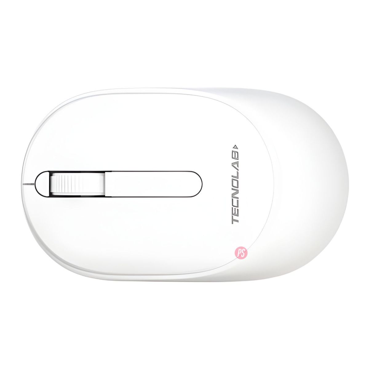 TECNOLAB - Mouse Inalámbrico Bluetooth y Usb 10m Blanco - PS