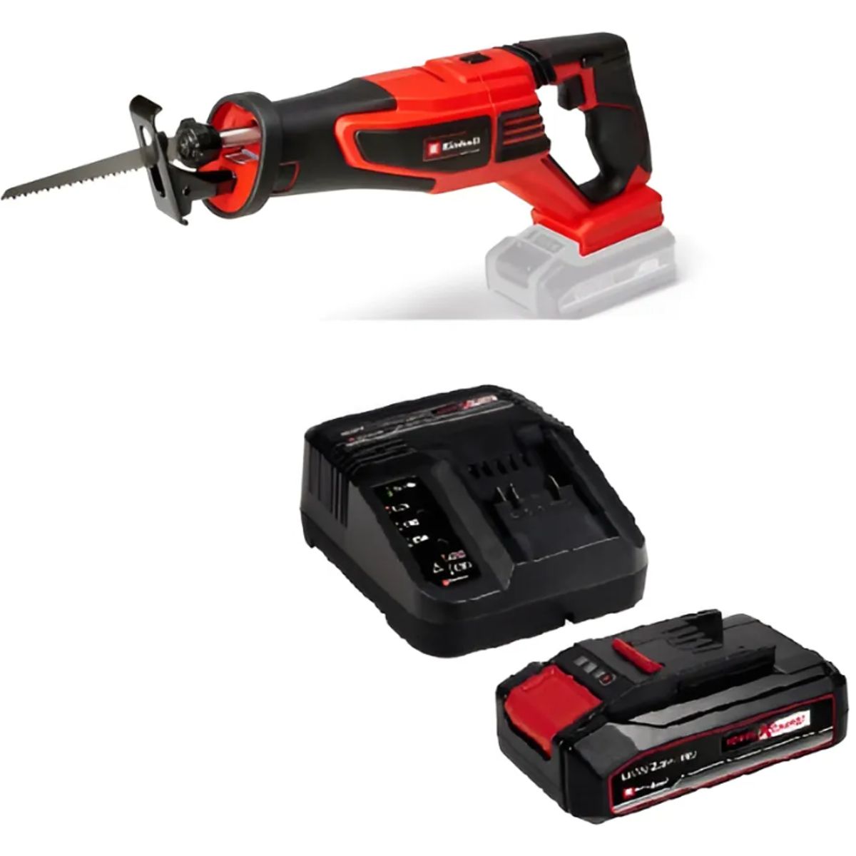 EINHELL - Sierra Sable Eléctrica Einhell Te-ap 18/28 Li + 1 Kit Bat2.5