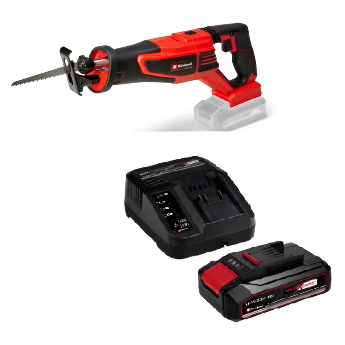 EINHELL - Sierra Sable Eléctrica Einhell Te-ap 18/28 Li + 1 Kit Bat2.5