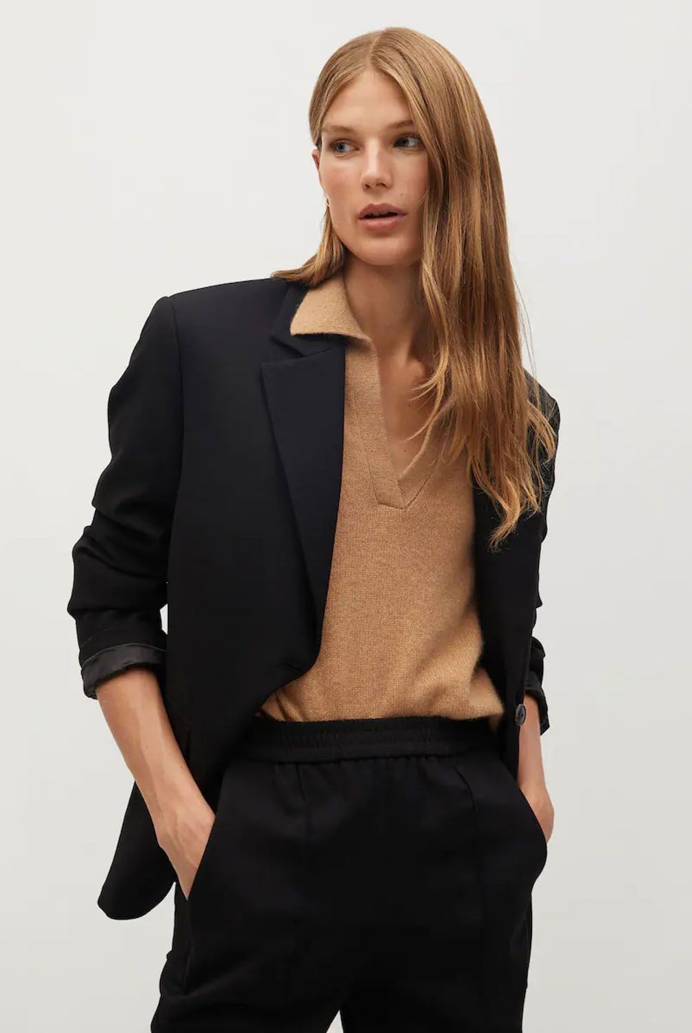 MANGO - Mango Blazer Puños Abotonados James Mujer