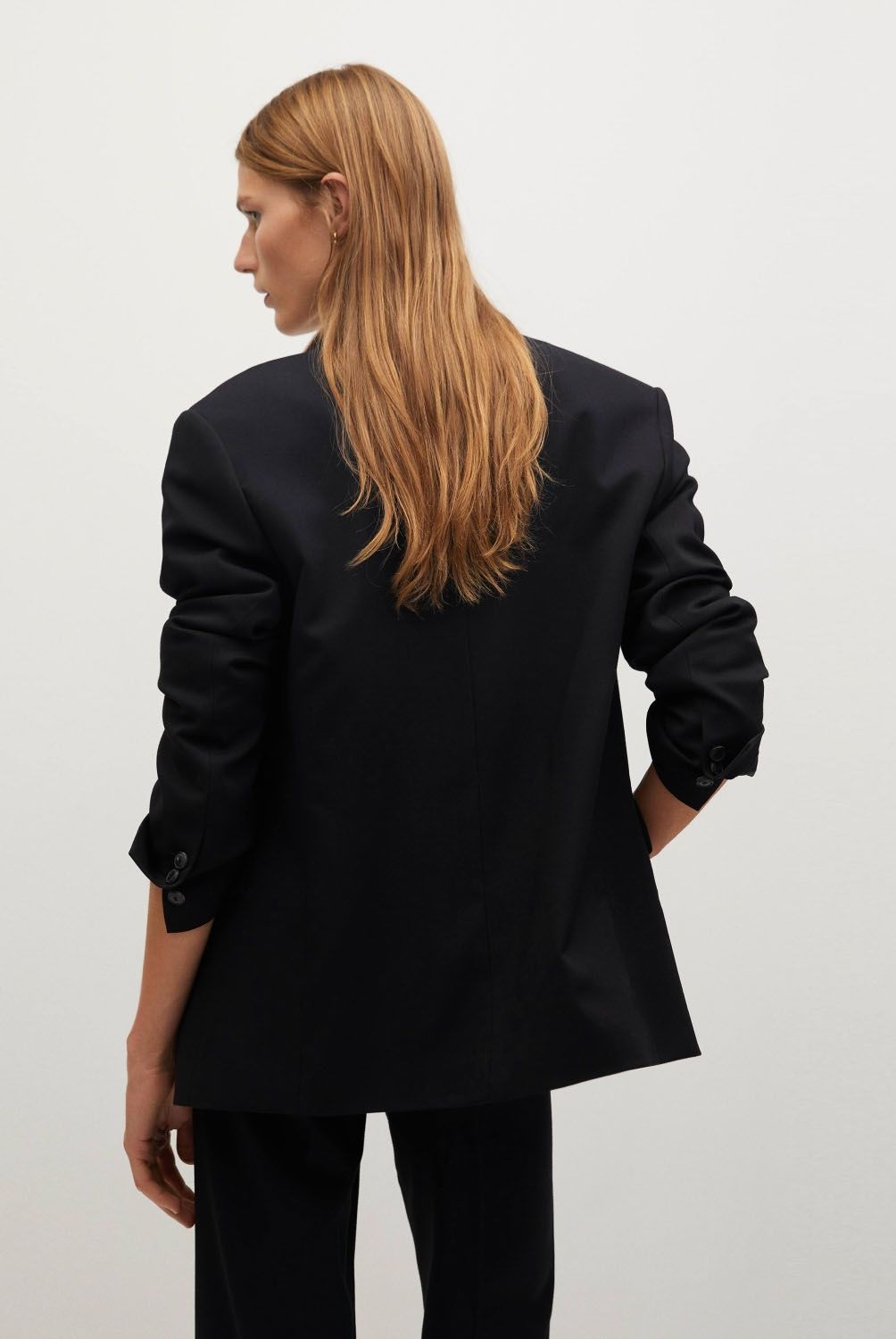 MANGO - Mango Blazer Puños Abotonados James Mujer