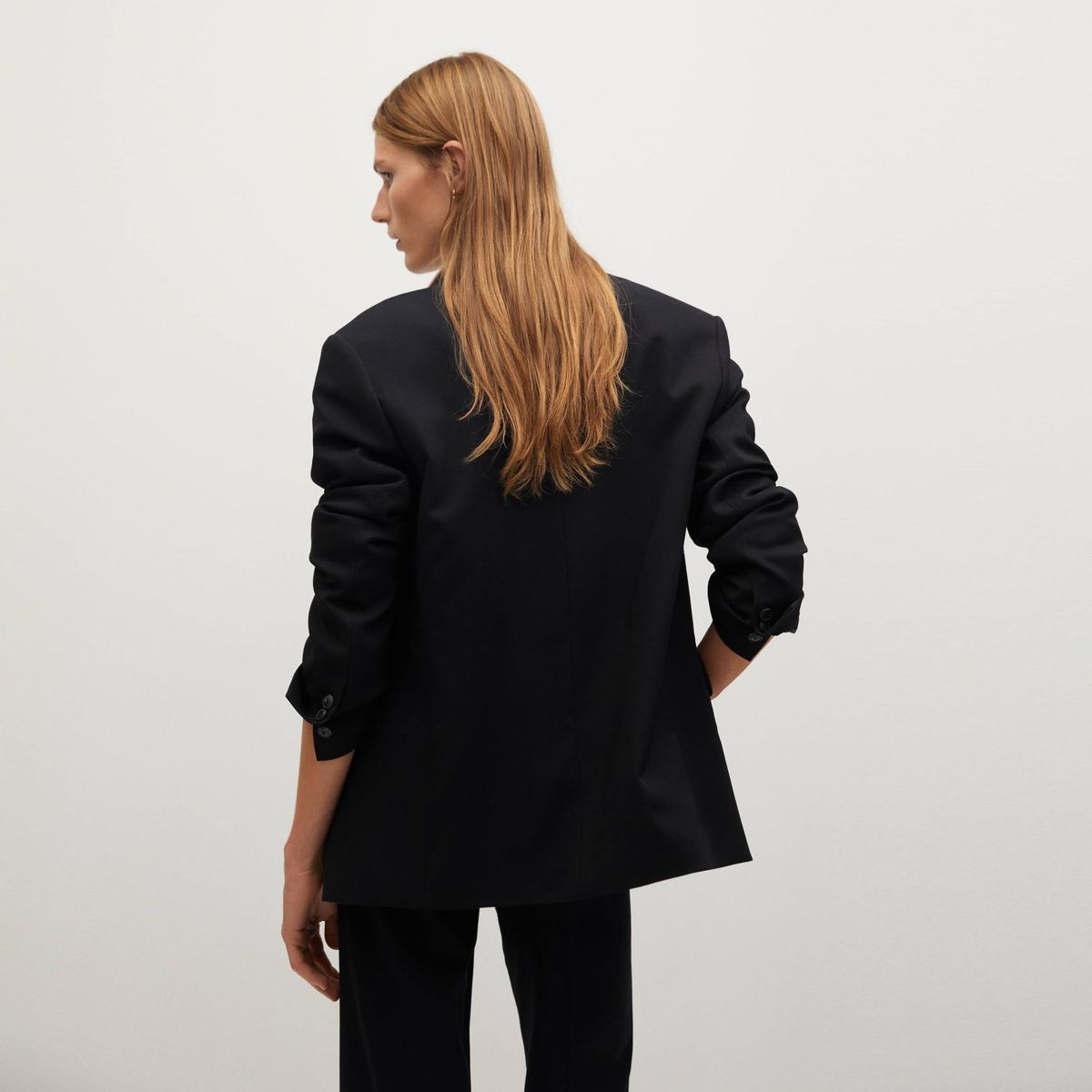 MANGO - Mango Blazer Puños Abotonados James Mujer