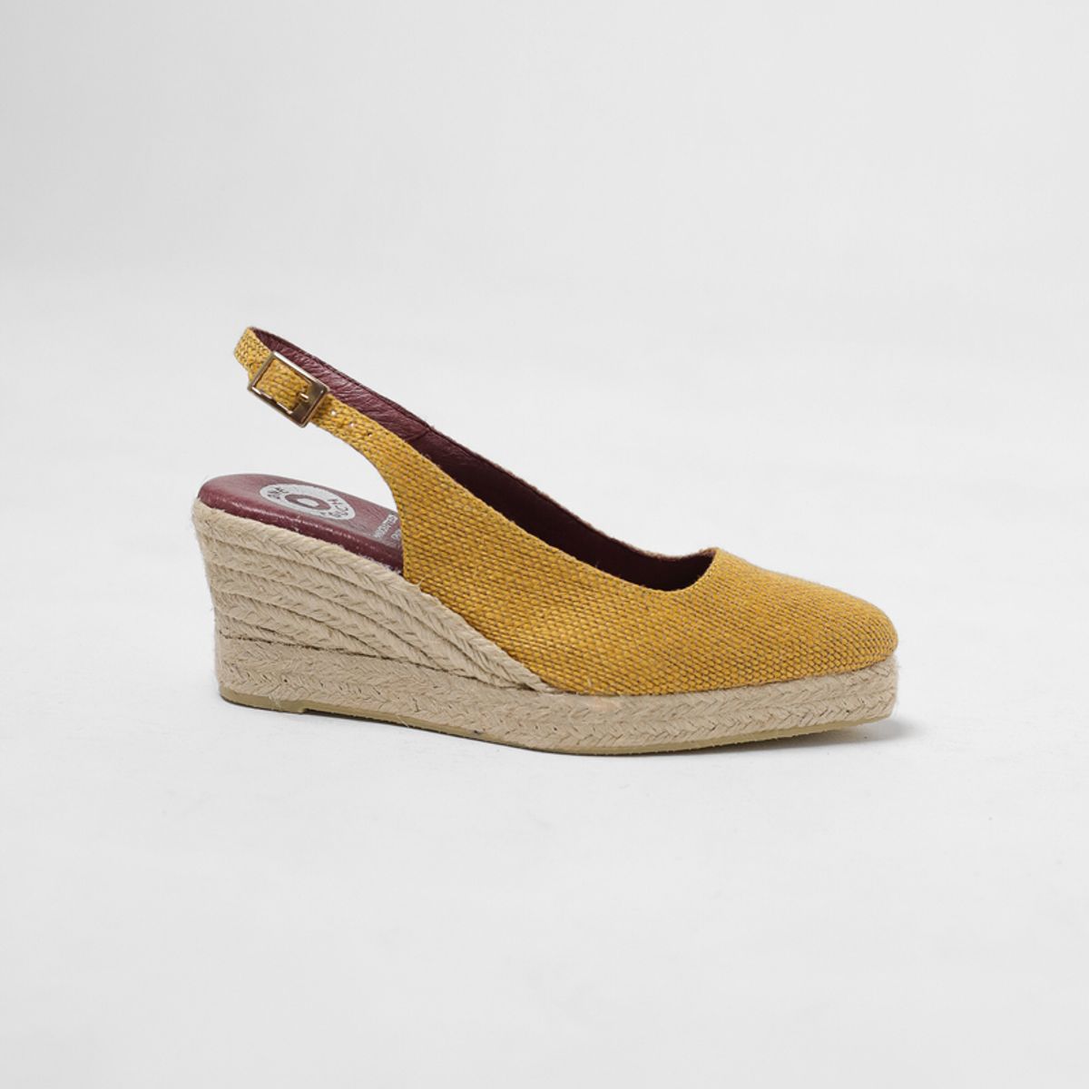 ONE TOUCH LIMITED - Zapato Mujer Yute Salón Mostaza One Touch