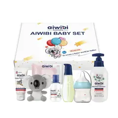AIWIBI - Set De Regalo Cuidado Del Recién Nacido Baby CELESTE