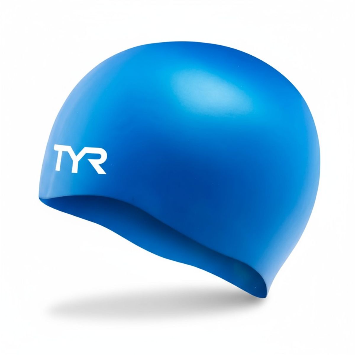 TYR - GORRO NATACION TYR SILICONA AZUL
