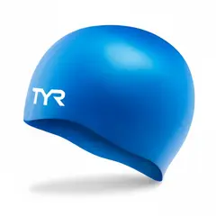 TYR - GORRO NATACION SILICONA AZUL