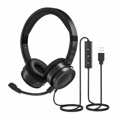 GENERICO - Audífono Uhuru HS-391 con micrófono conexión USB