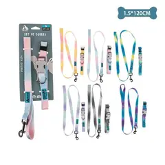 GENERICO - Set de arnés y correa de nylon 15cm120cm Color Morado