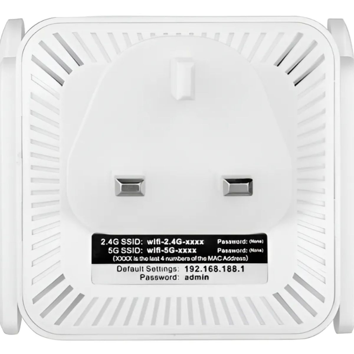 GENERICO - Repetidor Wifi 5g/2.4g Extensión De Señal Inalámbrica De 1200 M 1
