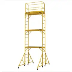 BRYO - Andamio Movil Multinivel 6 m+1 Baranda con Estabilizador -