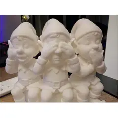 GENERICO - Duendes de Navidad no hablan oyen ni ven - Figura navideña