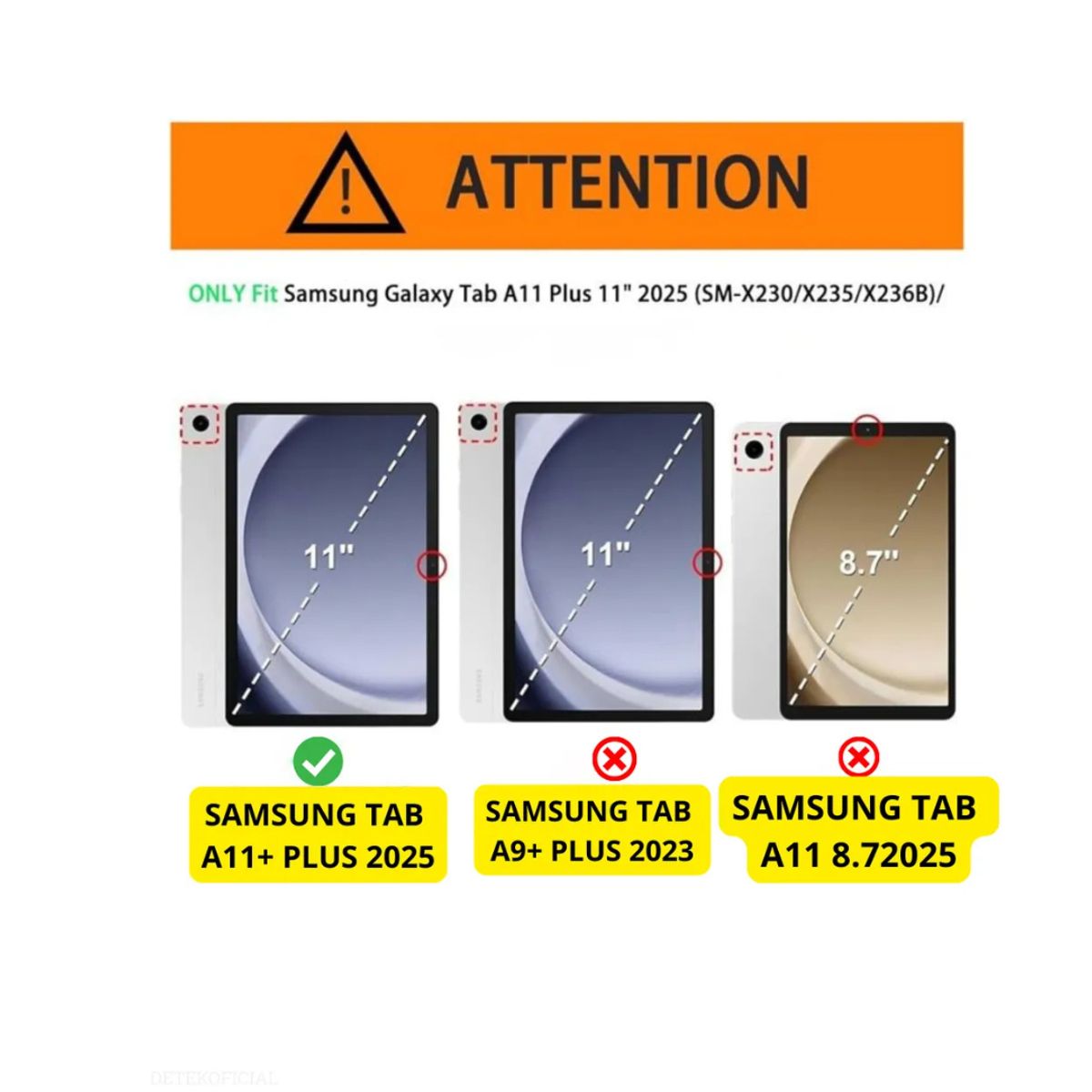 GENERICO - Carcasa Infantil Niño Antigolpe para Samsung Tab A11+ Plus - Negro