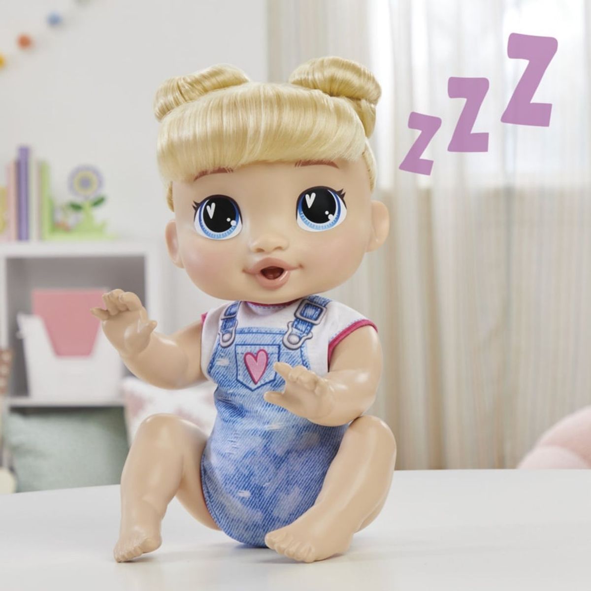 HASBRO - MUÑECA BABY ALIVE GATEA Y JUEGA HARPER HUGS