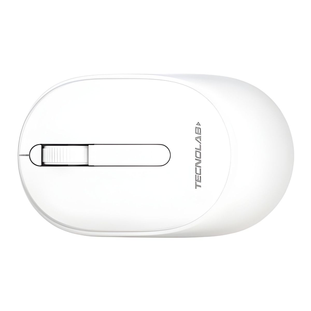 TECNOLAB - Mouse Inalámbrico Bluetooth + Usb 24GHz Blanco - SC