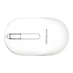 TECNOLAB - Mouse Inalámbrico Bluetooth + Usb 24GHz Blanco - SC