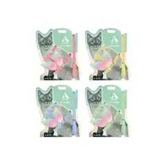 GENERICO - Set de arnés H harness con alas para gato 10cm120cm Color Amarillo