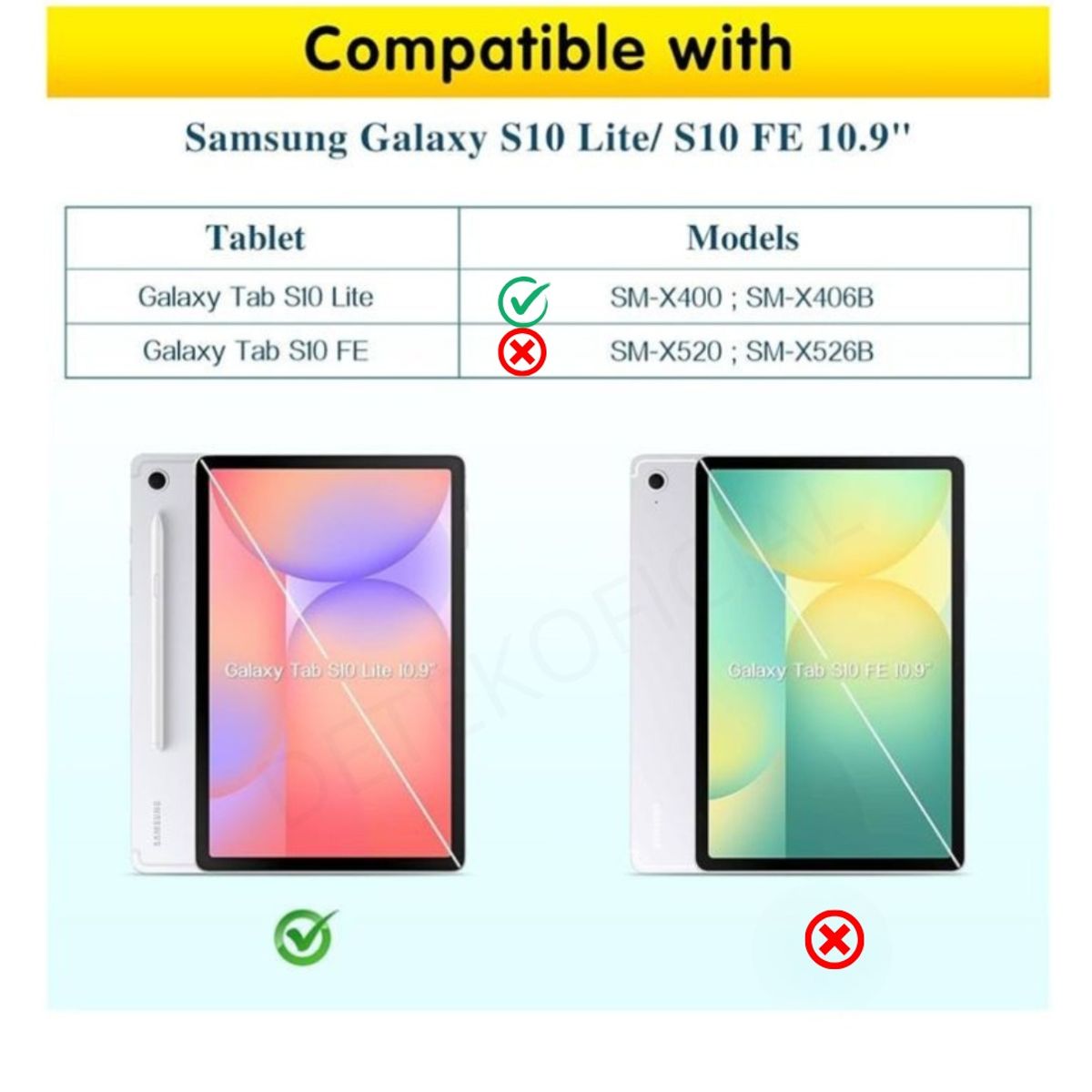 GENERICO - Lamina Paper Like Vidrio Templado Premium Para Samsung S10 Lite 10.9