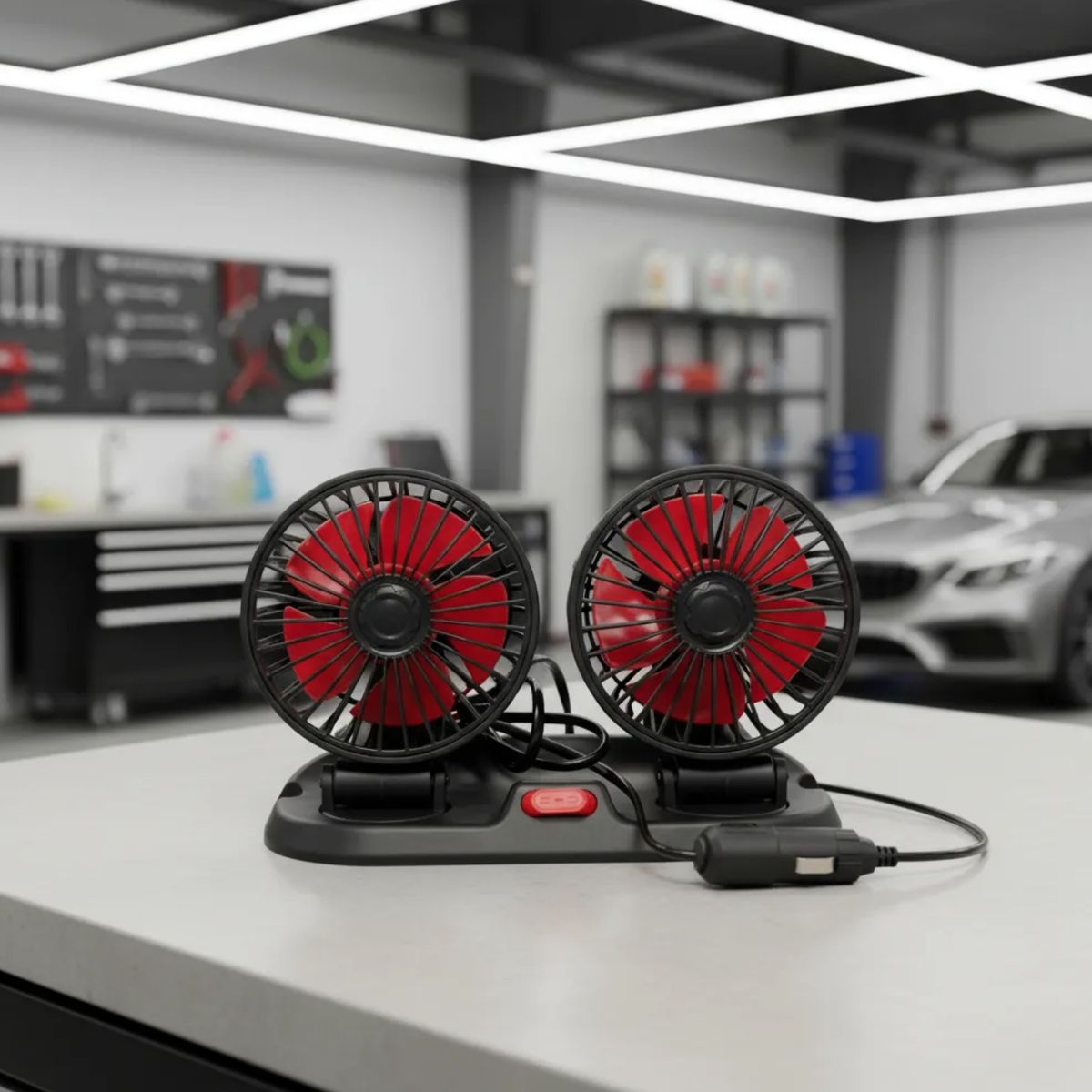 GENERICO - Ventilador Para Auto Ventilador Automovil doble 12v