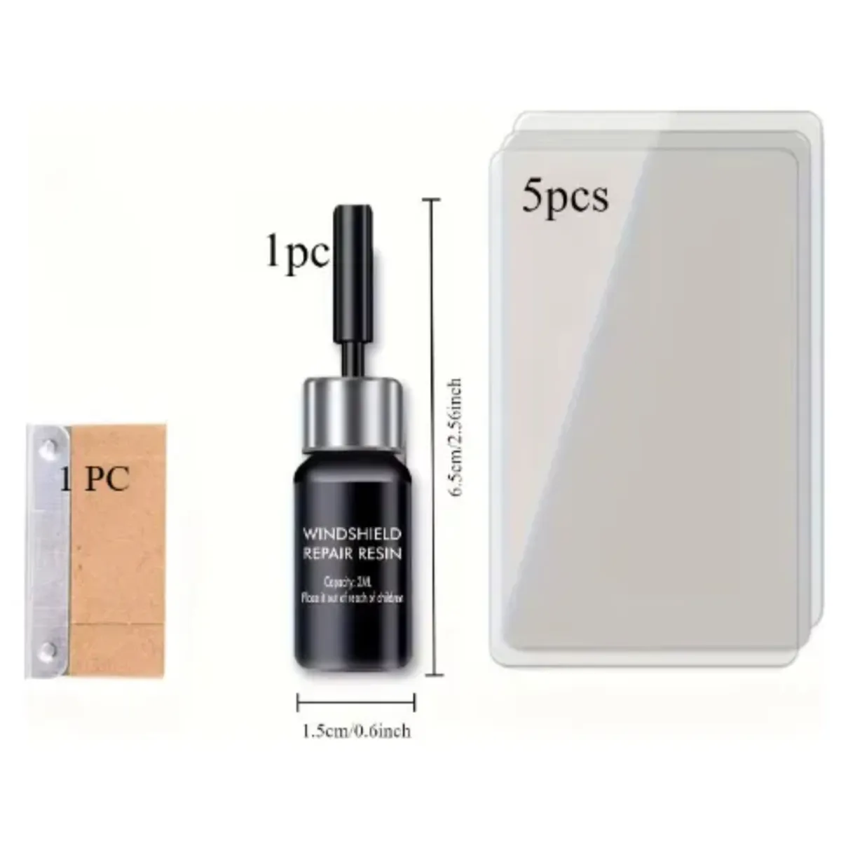 GENERICO - Reparador De Piquetes Para Parabrisas