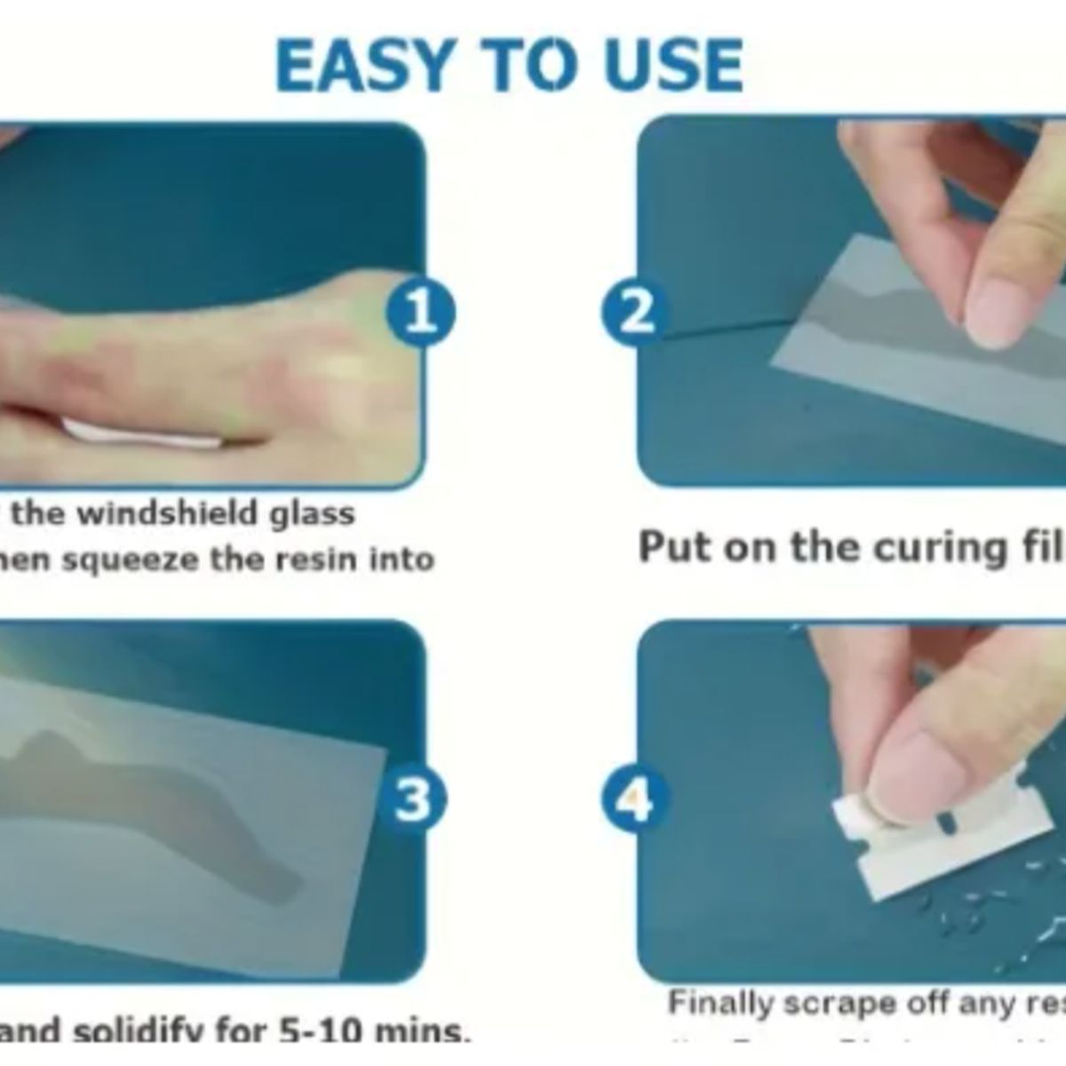 GENERICO - Reparador De Piquetes Para Parabrisas