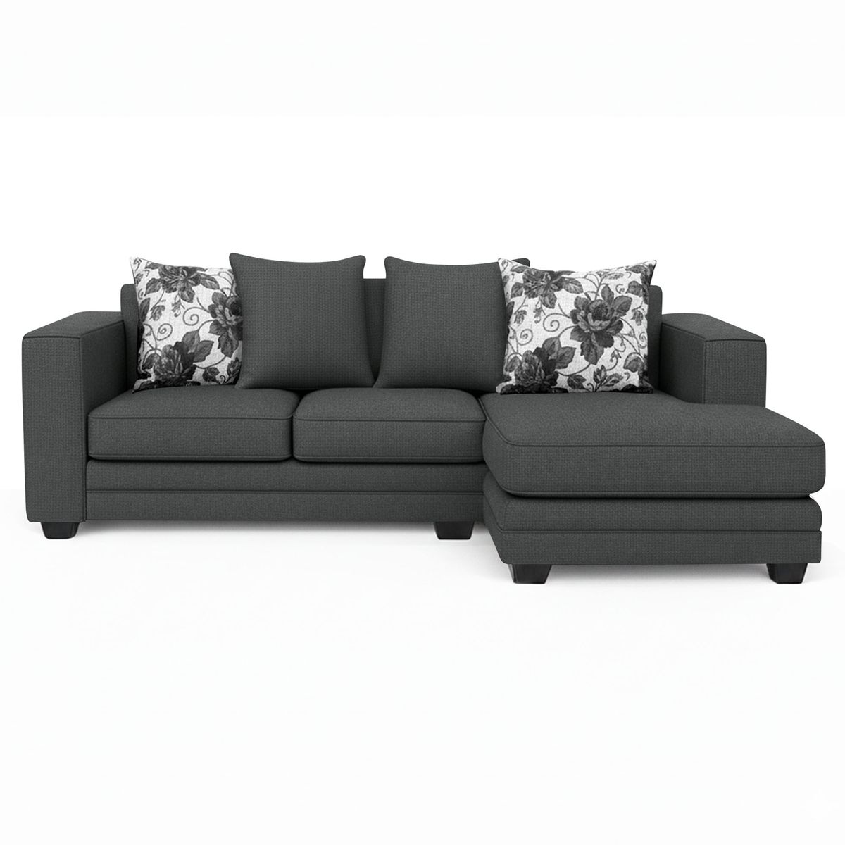 AMERICA DECORA - Sofá Seccional Derecho 4 Cuerpos XL Con Resorte Estructural Palazzo Chenille