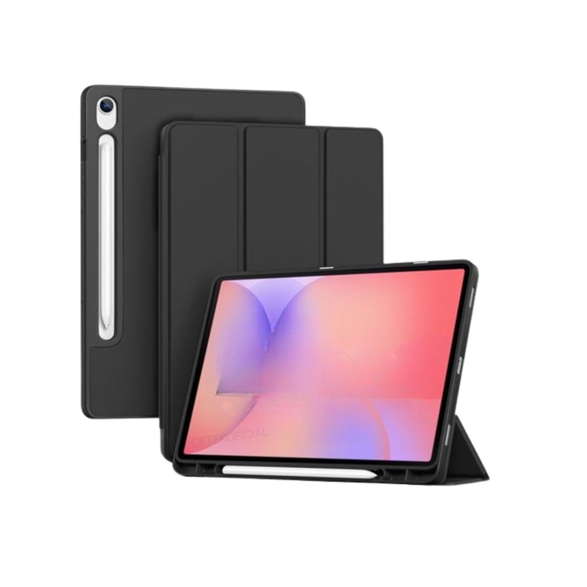 GENERICO - Funda Smart Case Para Tablet Samsung Tab S10 Lite 109 - Negro