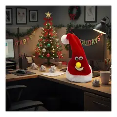 EKOL TACTICA MILITAR - Mini Gorro Navidad Bailarín Con Movimiento Y Música Navidad 2025