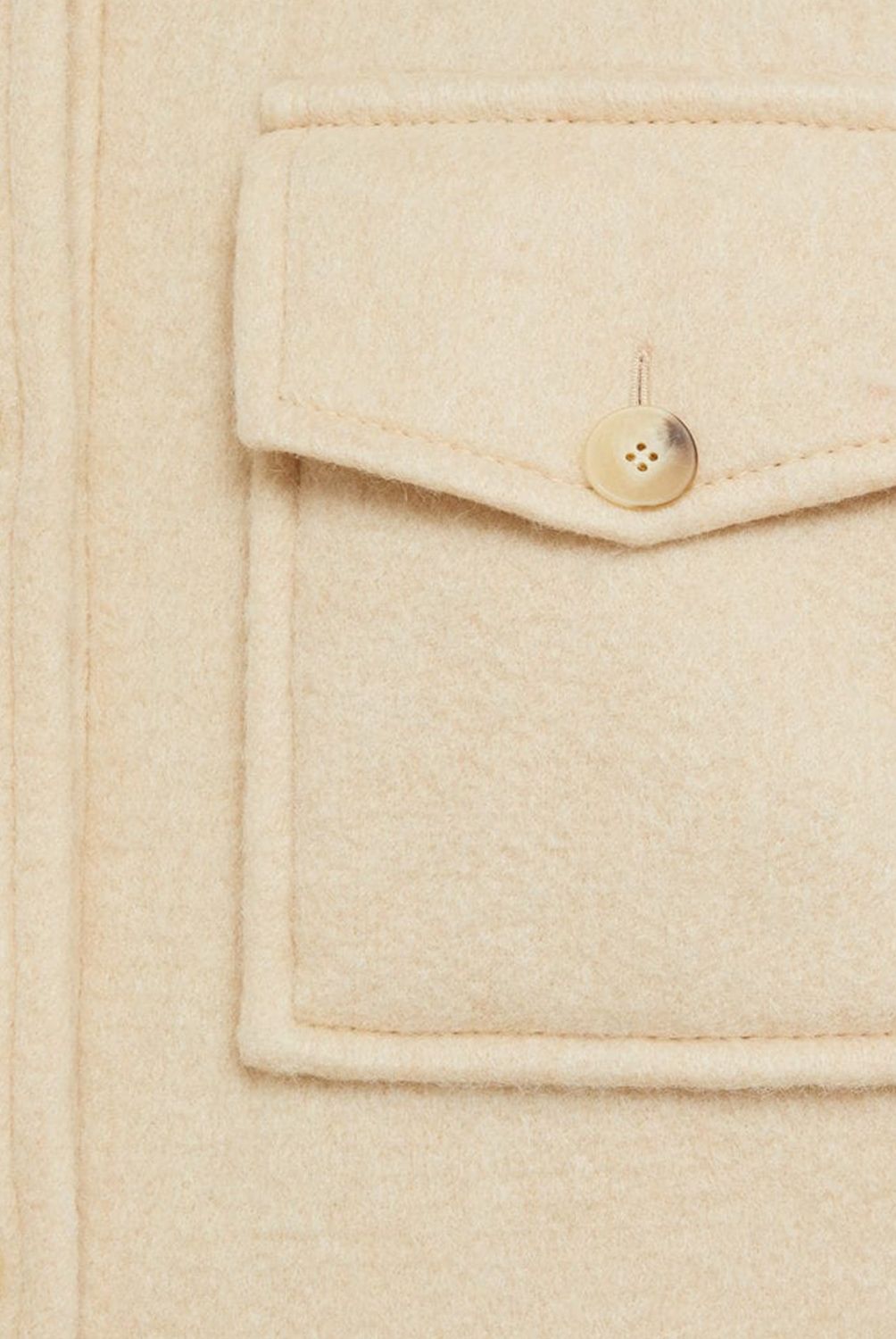 MANGO - Mango Chaqueta Oversize Tejido Con Lana Jarabe Mujer
