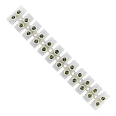GEN - Regleta Conexion Union Cables 10mm 10A 12 Vias Bornes Polo