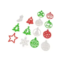 GENERICO - Bolas de Navidad - Pack de 14 modelos diferentes