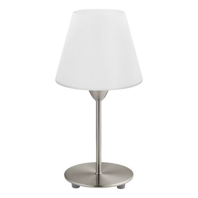 Imagen 2 del producto Lampara Sobremesa Damasco Niquel DM145 H300 1X60W E14 Cod. 95785