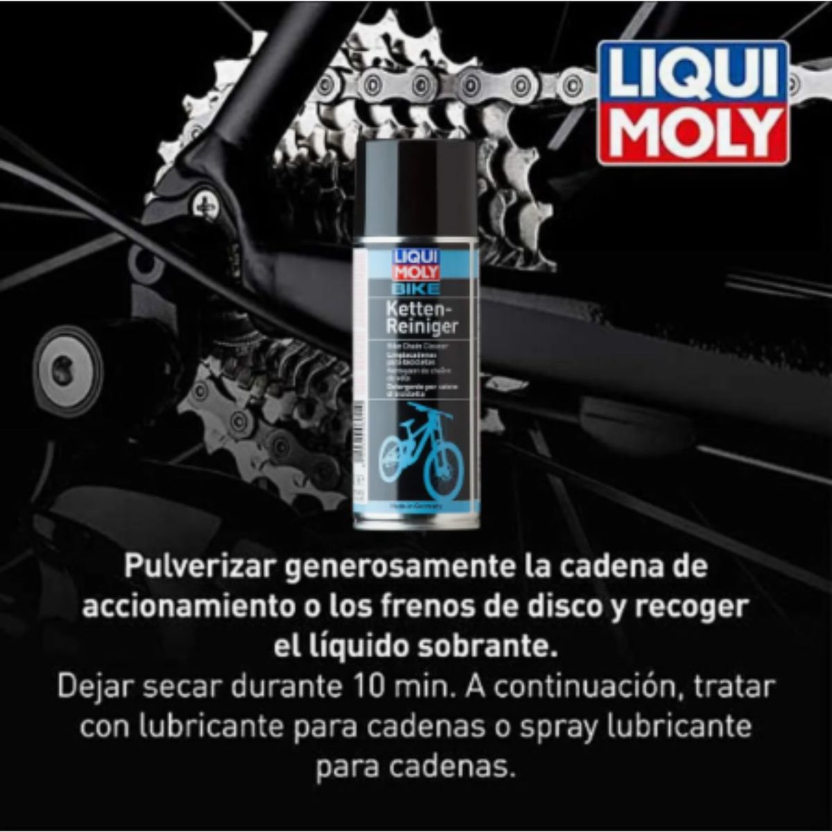 LIQUI MOLY - Limpiador para Cadenas Bike Ketten-Reiniger Liqui Moly 400 Ml.