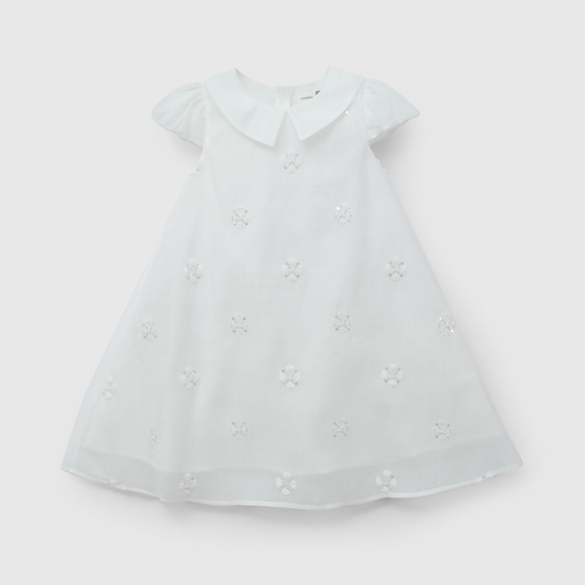 COLLOKY - Vestido Blanco para Niña