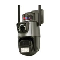 Cámara de Seguridad WiFi con Doble Lente y Alarma