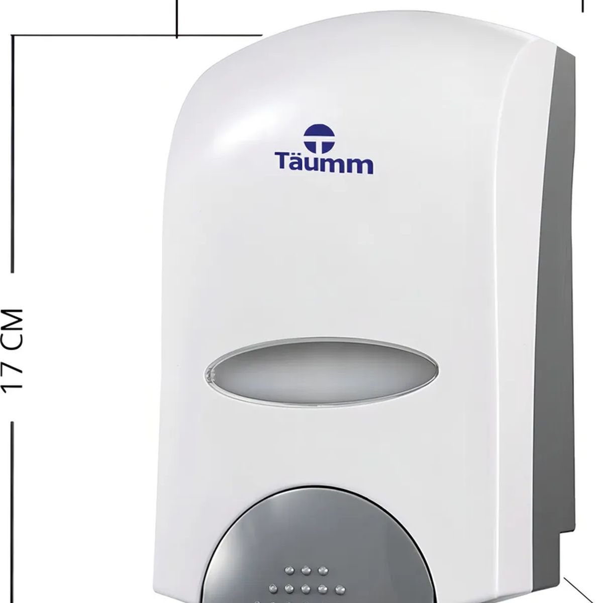 GENERICO - Dispensador Jabón Plástico Al Muro 500 Ml Color Blanco