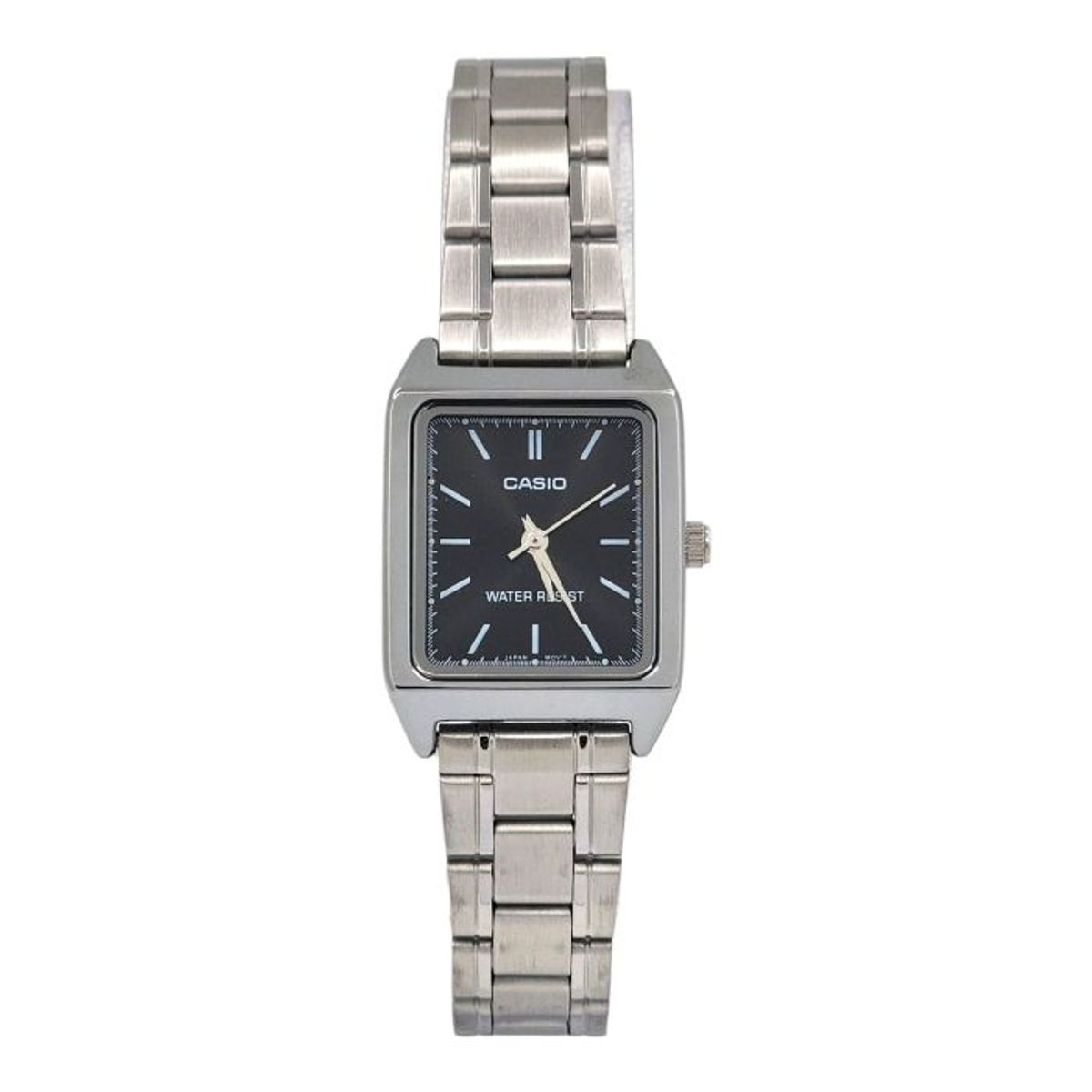 CASIO - Reloj Casio dama LTP-V007D-1E acero inoxidable fondo negro