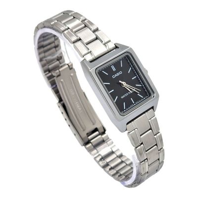 Imagen 2 del producto Reloj dama LTP-V007D-1E acero inoxidable fondo negro