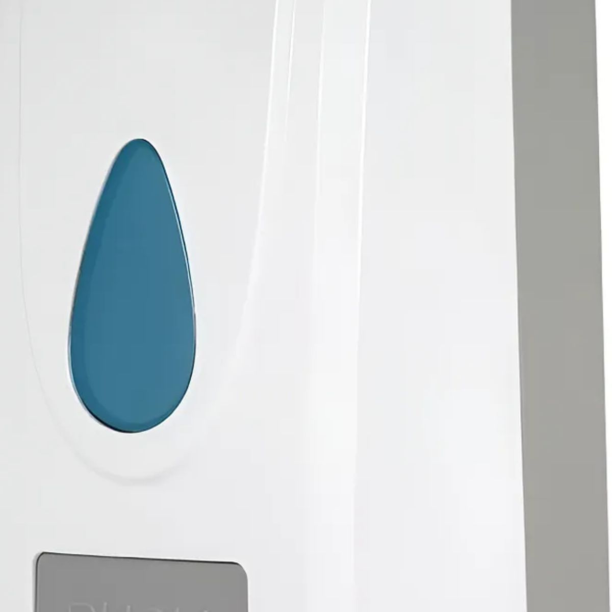 GENERICO - Dispensador Jabon Líquido Rellenable Plastico Al Muro 1000ml Color Blanco - 325014