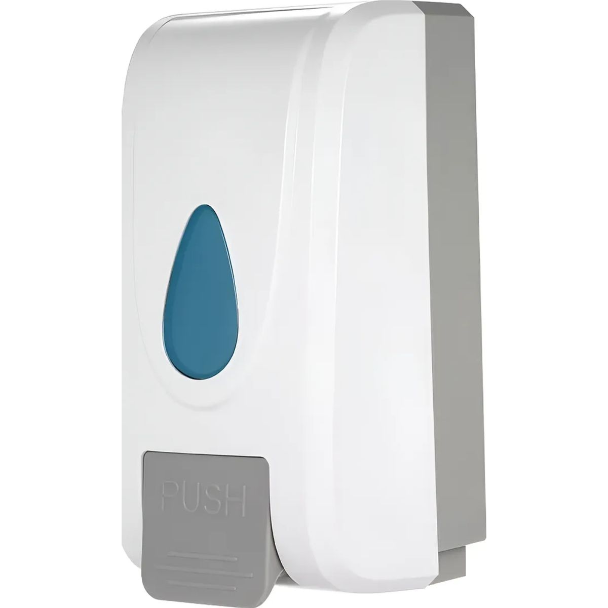 GENERICO - Dispensador Jabon Líquido Rellenable Plastico Al Muro 1000ml Color Blanco - 325014