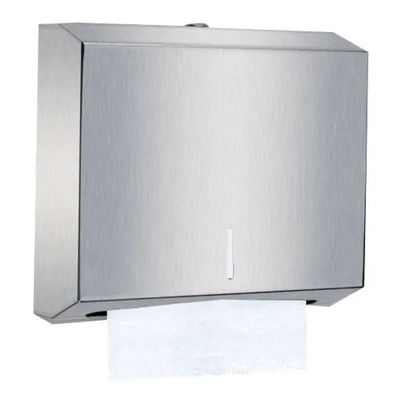 Imagen 2 del producto Dispensador De Papel Interfoliado Acero Diseño Liso Corto