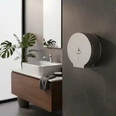 GENERICO - Dispensador Jumbo Roll Acero Con Llave