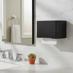 GENERICO - Dispensador De Papel Toalla De Papel Frontal Acero Inoxida