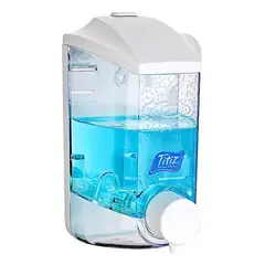 GENERICO - Dispensador De Jabón Liquido Alcohol Gel Titiz 400 Ml Blanco