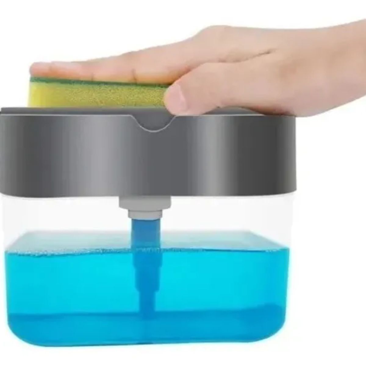 GENERICO - Dispensador De Lavalozas Manual De 400ml + Esponja