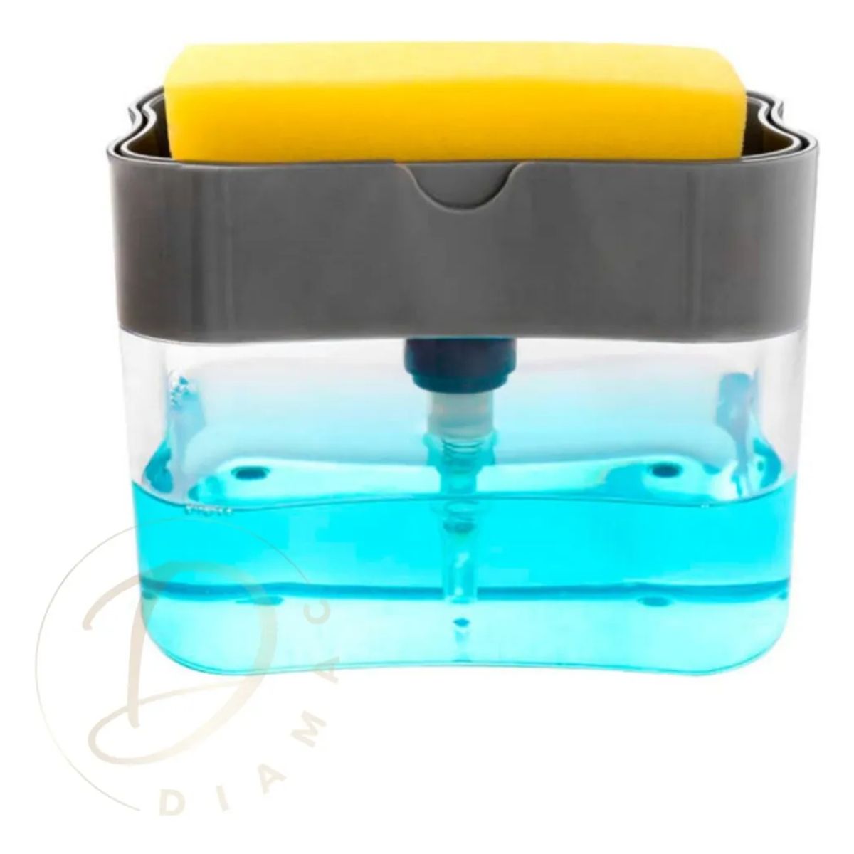 GENERICO - Caja Dispensadora De Jabón Lavaloza + Esponja Cocina -diamac Surtidos