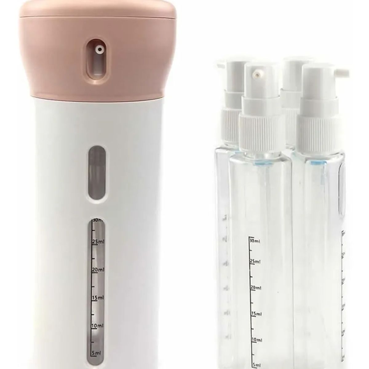 GENERICO - Dispensador Jabon Alcohol Gel Portatil 4 En 1 Blanco