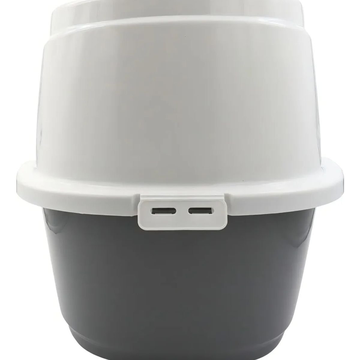 Pawise Baño Gato + Carbón Activo Arenero Para Gatos Cerrado Color Blanco, marca GENERICO - Foto 2