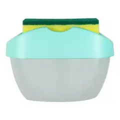 GENERICO - Dispensador De Jabón Líquido + Esponja Cocina Lavaloza